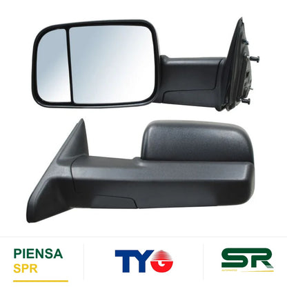 ESPEJO IZQUIERDO PICKUP 1500/ 2500/ 3500/ 4000 SIN CONT POROSO TELESCOPICO DODGE / CHRYSLER DODGE 2009-2016 TYG
