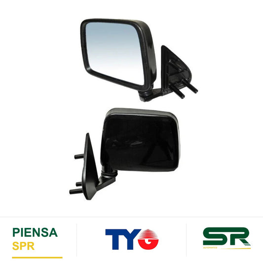 ESPEJO IZQUIERDO NEGRO NISSAN PICKUP D21 1994-2007 / D22 2008-2015 S / CONT 28905 TYG