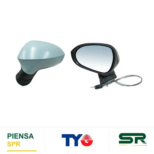 ESPEJO IZQUIERDO PARA PINTAR SEAT IBIZA 2010-2017 C / CONT MAN 28605 TYG