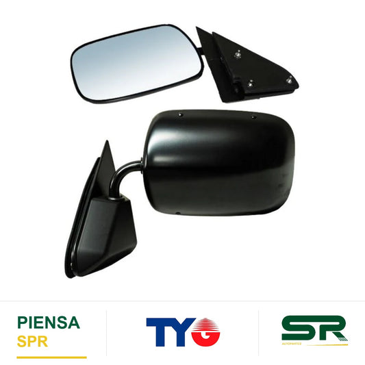 ESPEJO IZQUIERDO NEGRO CHEVROLET PICKUP 1992-1998 S / CONT CUSTOM TYG
