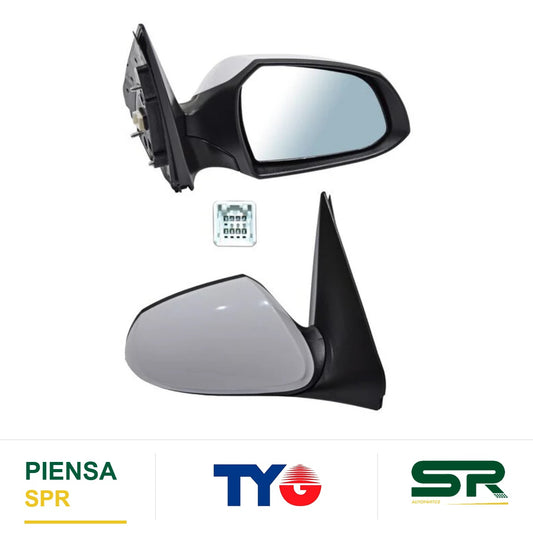 ESPEJO DERECHO 3 PINES ELÉCTRICO HYUNDAI GRAND I10 2021-2026 TYG