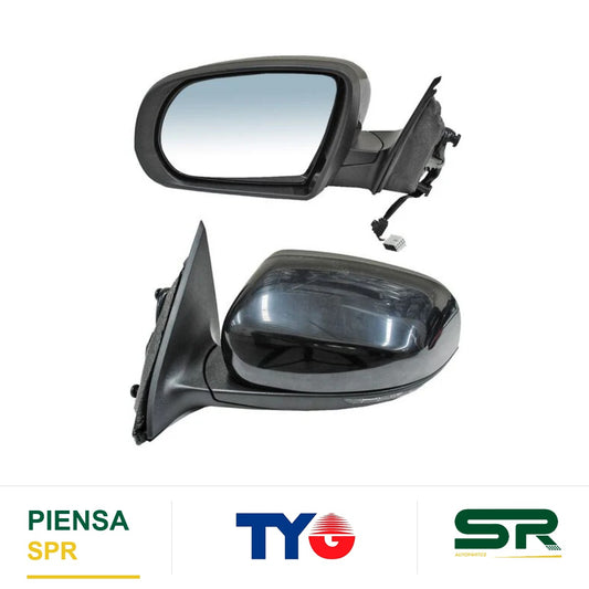 ESPEJO IZQUIERDO 9 PINES CON DESEMPAÑANTE CON DIRECCIONAL PARA PINTAR ELÉCTRICO JEEP CHEROKEE 2014-2018 C / LUZ INF CCC TYG