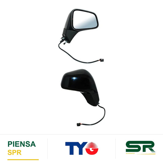 ESPEJO DERECHO 5 PINES CON DESEMPAÑANTE PARA PINTAR ELÉCTRICO CHEVROLET TRAX 2017-2020 TYG