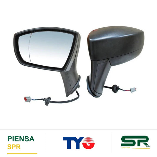 ESPEJO IZQUIERDO 3 PINES ELÉCTRICO FORD ECOSPORT 2013-2016 POROSO . TYG