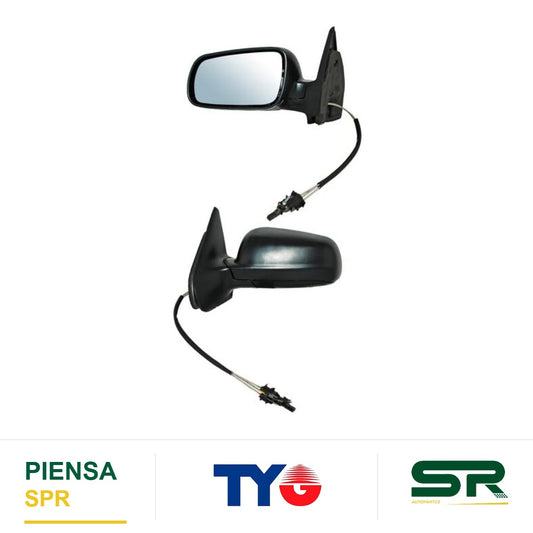 ESPEJO IZQUIERDO AS VOLKSWAGEN JETTA CL ICO 1999-2015 / GOLF 2000-2005 C / CONT MAN GDE LUNA AZUL TYG