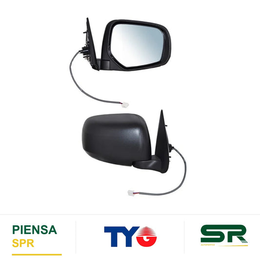 ESPEJO DERECHO 3 PINES ELÉCTRICO MITSUBISHI PICKUP L200 2016-2019 POROSO CCC3 TYG