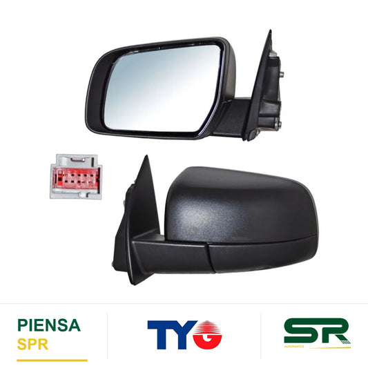ESPEJO IZQUIERDO ELÉCTRICO 3 PINES NEGRO FORD RANGER 2013-2020 TYG