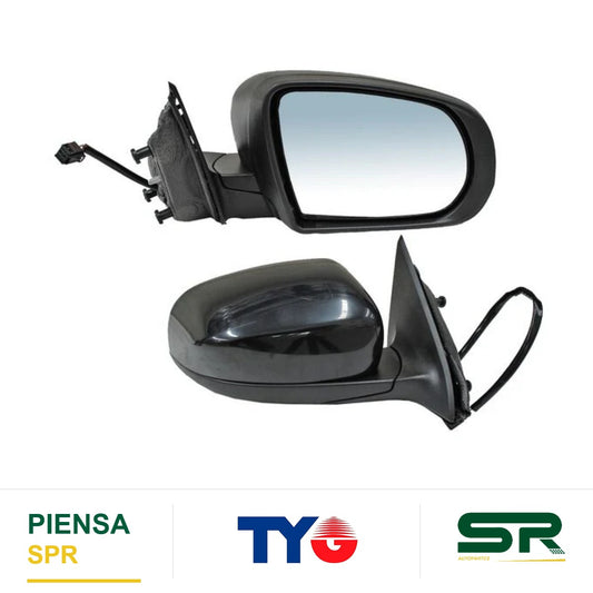 ESPEJO DERECHO 5 PINES CON DESEMPAÑANTE ELÉCTRICO JEEP CHEROKEE 2014-2018 POROSO CCCC. TYG