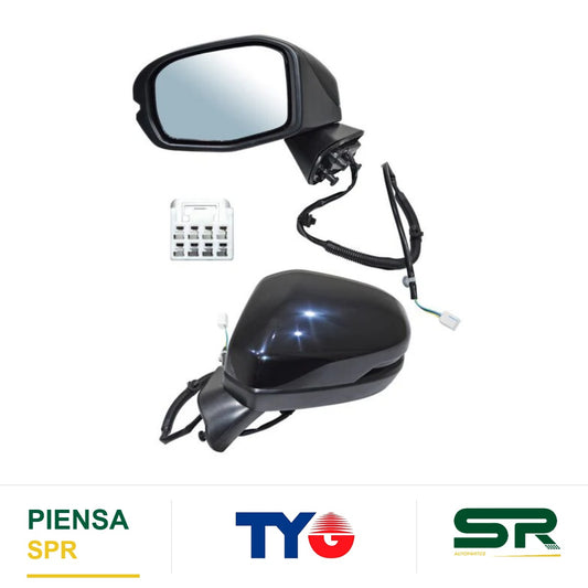 ESPEJO IZQUIERDO 3 PINES PARA PINTAR ELÉCTRICO HONDA HRV 2023-2025 TYG