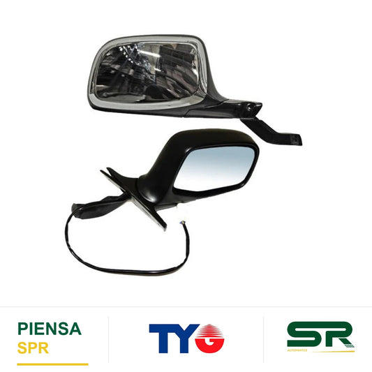 ESPEJO DERECHO 3 PINES ELÉCTRICO CROMADO FORD PICKUP 1992-1996 TYG
