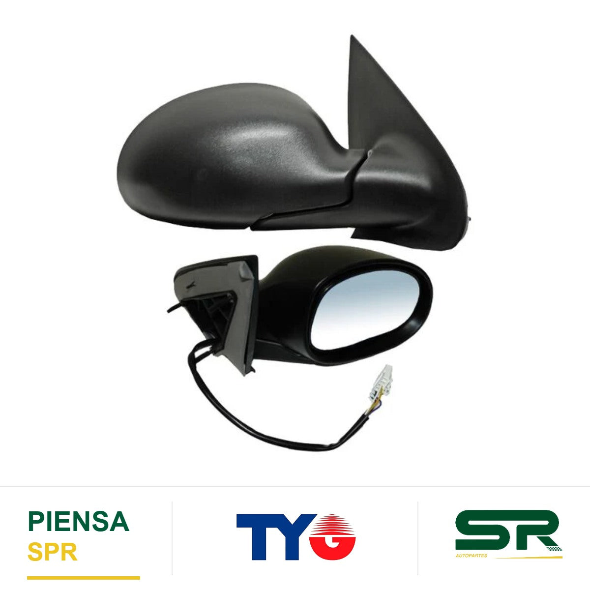 ESPEJO DERECHO ELÉCTRICO SIN DESEMPAÑANTE 3 PINES DDD DODGE / CHRYSLER NEON 2000-2005 TYG