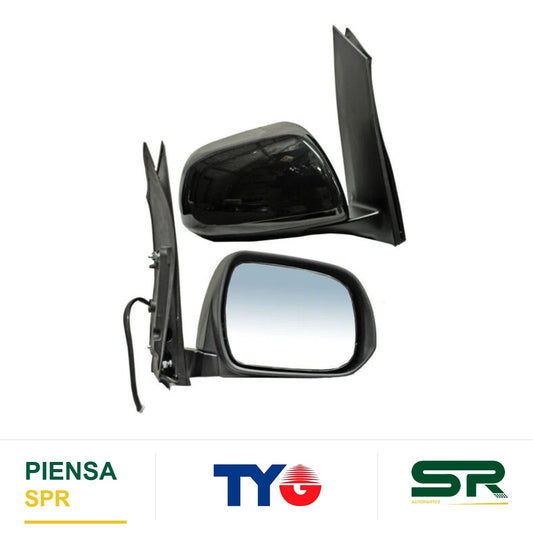 ESPEJO DERECHO 5 PINES CON DESEMPAÑANTE PARA PINTAR ELÉCTRICO TOYOTA SIENNA 2011-2016 TYG