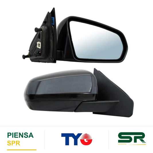 ESPEJO DERECHO ELÉCTRICO 5 PINES CON DESEMPAÑANTE PARA PINTAR DODGE AVENGER 6 2008-2014 TYG