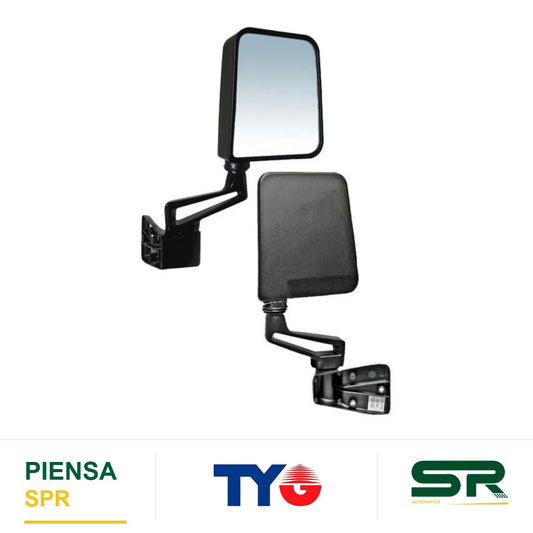 ESPEJO DERECHO NEGRO JEEP WRANGLER 1987-2002 S / CONT CCC TYG