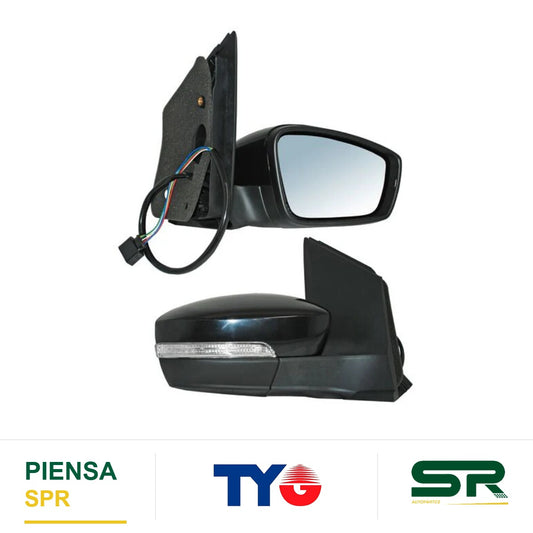 ESPEJO DERECHO CON DIRECCIONAL PARA PINTAR ELÉCTRICO VOLKSWAGEN UP 2016-2018 S / DESEMP TYG