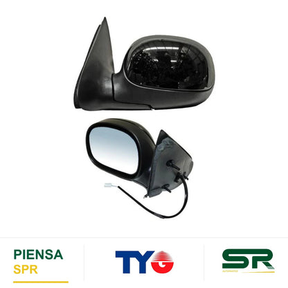 ESPEJO IZQUIERDO PICKUP F150/ 250 97-09 ELÉCTRICO NEGRO 3 PINES 28710 FORD 1997-2009 TYG