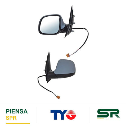 ESPEJO IZQUIERDO ELÉCTRICO PARA PINTAR CON DESEMPAÑANTE 5 PINES VOLKSWAGEN TRANSPORTER 2016-2024 TYG