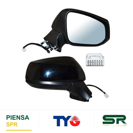 ESPEJO DERECHO 5 PINES CON DESEMPAÑANTE PARA PINTAR ELÉCTRICO TOYOTA COROLLA CROSS 2022-2026 TYG