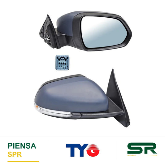 ESPEJO DERECHO 6 PINES ELÉCTRICO MG ZS 2021-2024 C / DIRREC C / DESMP NZLT TYG