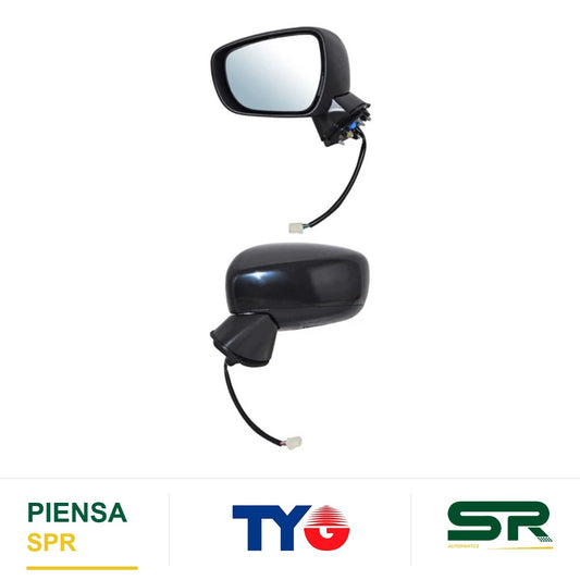 ESPEJO IZQUIERDO 3 PINES PARA PINTAR ELÉCTRICO SUZUKI IGNIS 2017-2024 723D TYG