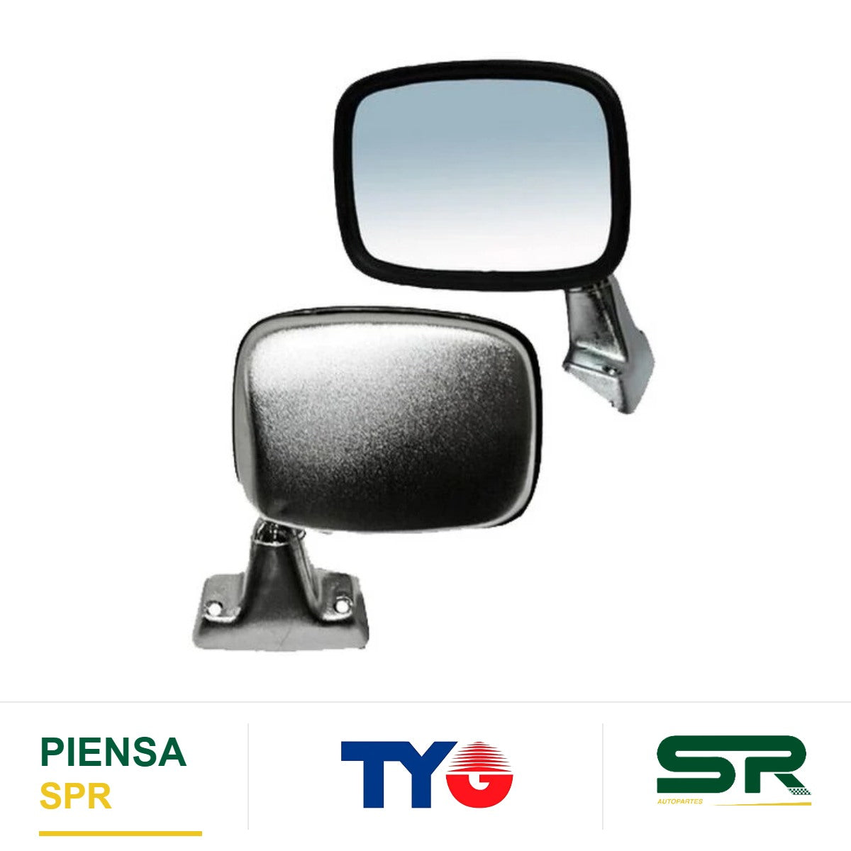 ESPEJO IZQUIERDO PICKUP SIN CONT CROM TOYOTA 1979-1983 TYG