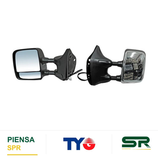 ESPEJO IZQUIERDO ELÉCTRICO 5 PINES CON DESEMPAÑANTE CROMADO NISSAN ARMADA / NISSAN TITAN TELESCOPICO 2004-2015 TYG