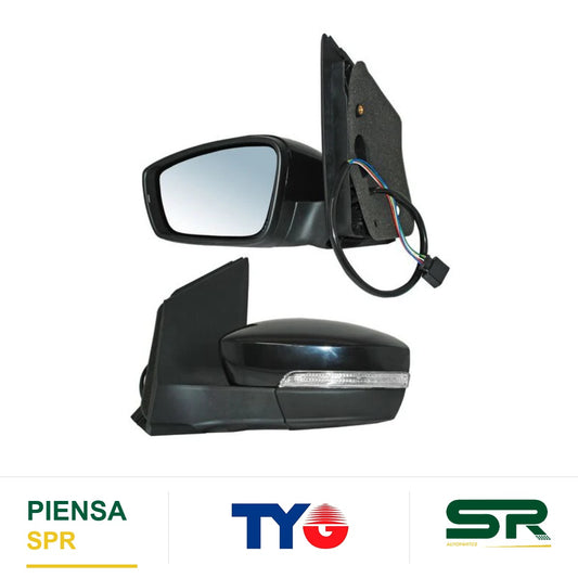ESPEJO IZQUIERDO CON DIRECCIONAL PARA PINTAR ELÉCTRICO VOLKSWAGEN UP 2016-2018 S / DESEMP TYG