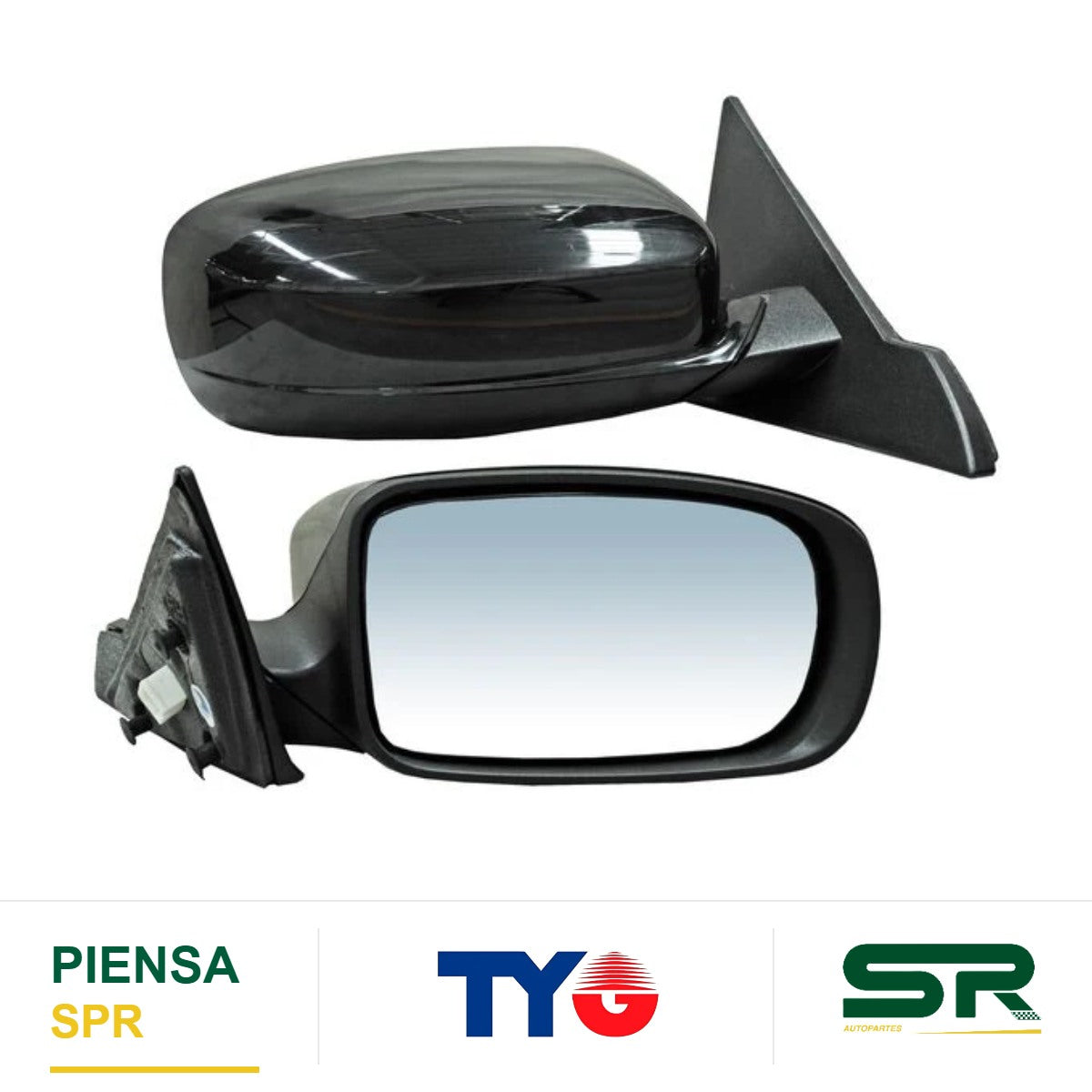 ESPEJO DERECHO 2P ELÉCTRICO PARA PINTAR CON DESEMPAÑANTE *****2. 5 PINES DODGE / CHRYSLER CHRYSLER 200 2012-2014 TYG