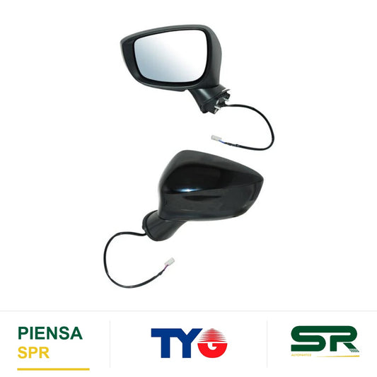 ESPEJO IZQUIERDO 3 PINES PARA PINTAR ELÉCTRICO MAZDA CX3 2016-2025 TYG