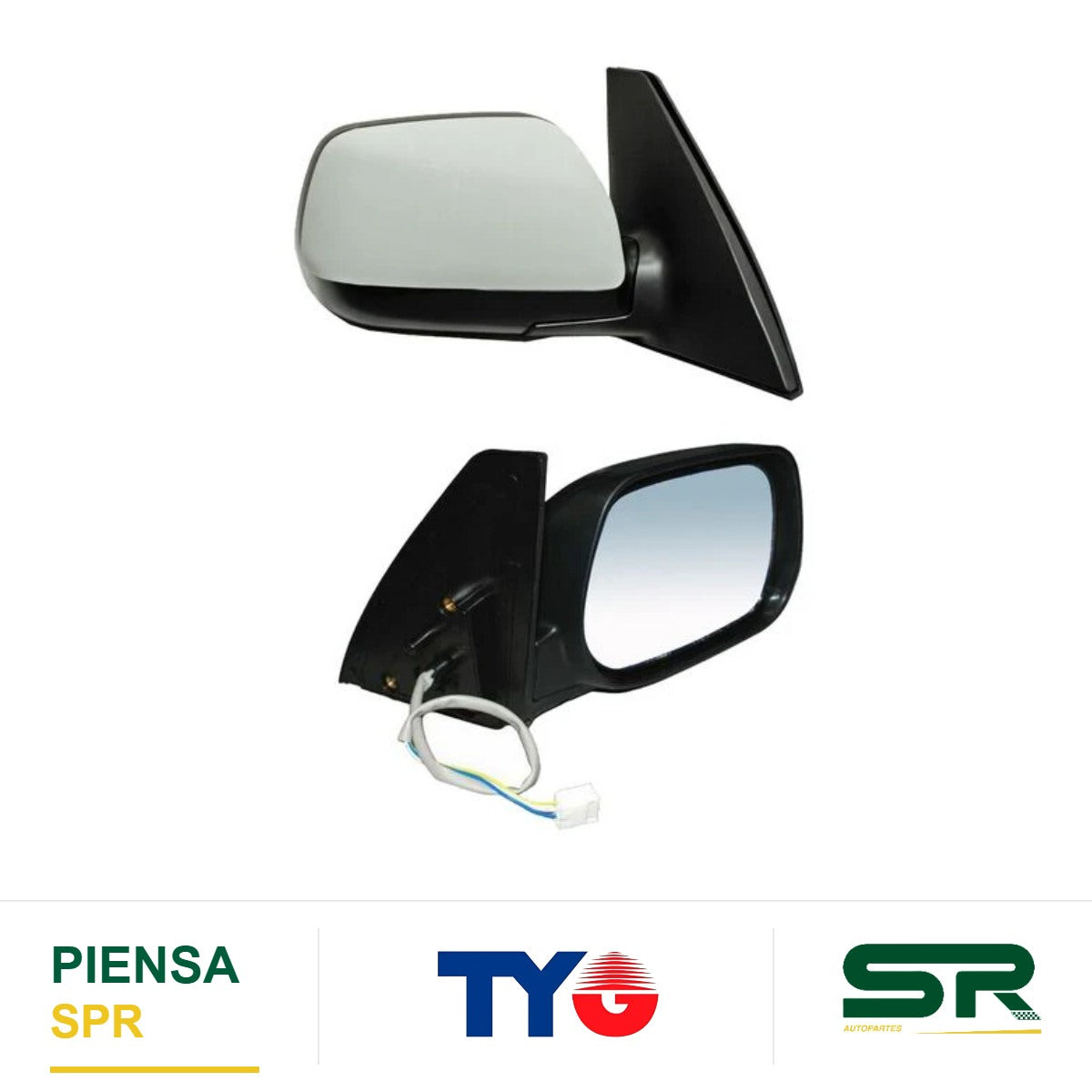 ESPEJO DERECHO ELÉCTRICO SPORT/ BASE/ L 3 PINES TOYOTA RAV-4 2001-2005 TYG