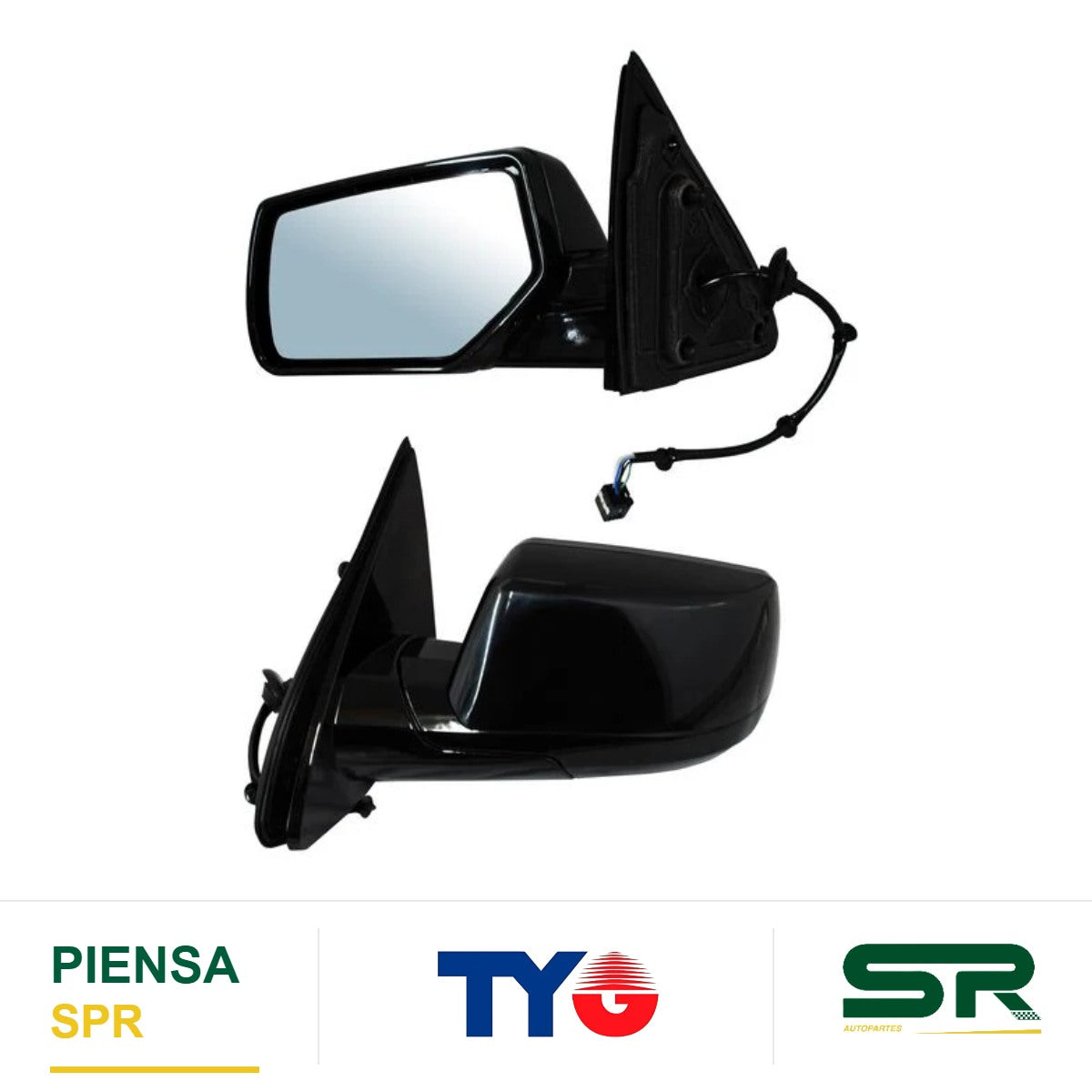 ESPEJO IZQUIERDO ELÉCTRICO PARA PINTAR CON DESEMPAÑANTE 5 PINES DDD CHEVROLET TAHOE / YUKON 2015-2020 TYG