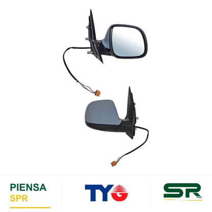 ESPEJO DERECHO ELÉCTRICO PARA PINTAR CON DESEMPAÑANTE AUTOABATIBLE 7 PINES RVR VOLKSWAGEN TRANSPORTER 2016-2024 TYG