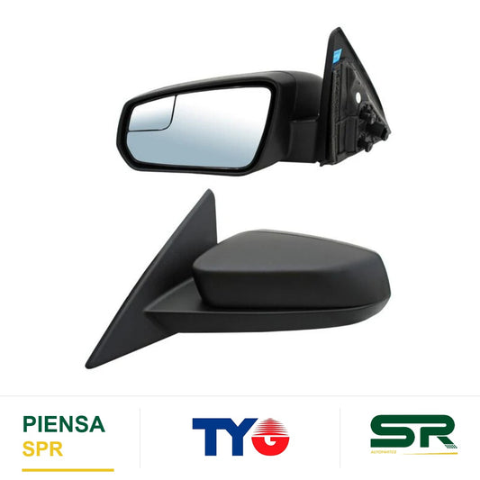 ESPEJO IZQUIERDO ELÉCTRICO CON DESEMPAÑANTE TEXTURIZADO CON SENSOR DE PUNTO CIEGO CON LUZ INFERIOR FORD MUSTANG 3 2013-2014 TYG