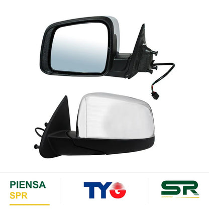 ESPEJO IZQUIERDO ELÉCTRICO CON DESEMPAÑANTE CROM 5 PINES DODGE / CHRYSLER DURANGO 2011-2020 TYG