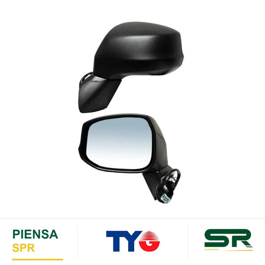 ESPEJO IZQUIERDO 5 PINES CON DESEMPAÑANTE PARA PINTAR ELÉCTRICO HONDA CIVIC 2012-2014 4P / 2P TYG