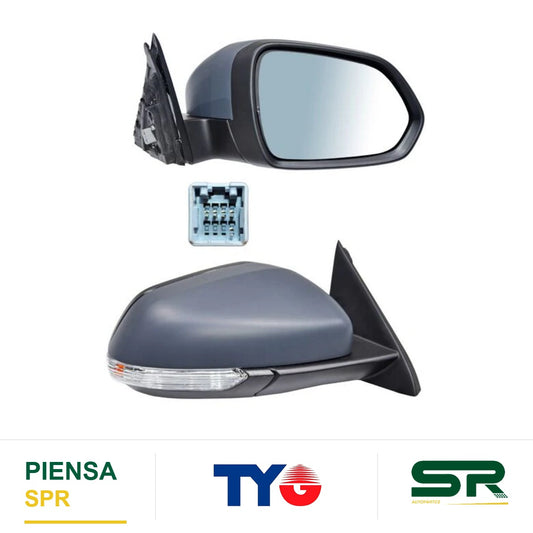 ESPEJO DERECHO 5 PINES ELÉCTRICO MG ZS 2021-2024 C / DIRREC NZLT TYG