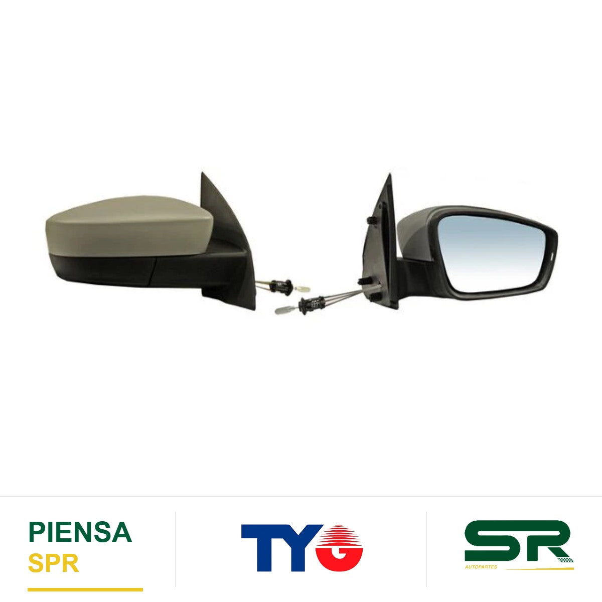ESPEJO DERECHO SAVEIRO 14-20 CON CONT MANUAL PARA PINTAR 28906 450.06 VOLKSWAGEN GOL 2013-2021 TYG
