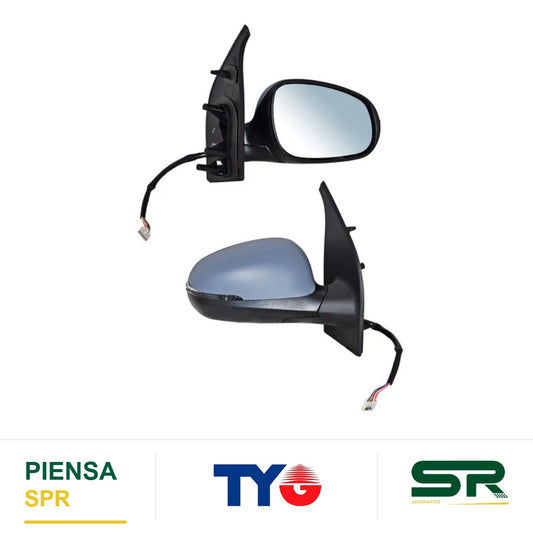 ESPEJO DERECHO 7 PINES CON DIRECCIONAL PARA PINTAR ELÉCTRICO FIAT MOBI 2017-2020 TYG