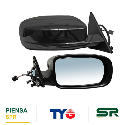ESPEJO DERECHO ELÉCTRICO 3 PINES PARA PINTAR DODGE CHARGER 6 2011-2021 TYG