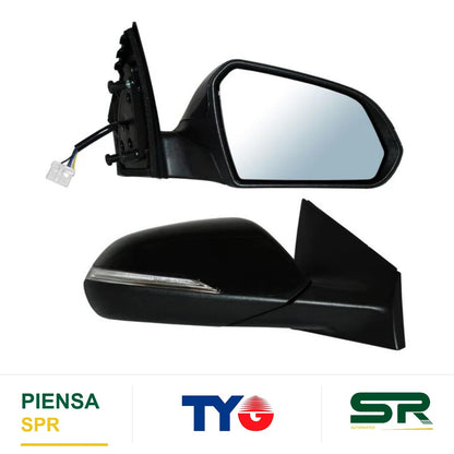 ESPEJO DERECHO ELÉCTRICO CON DIRECCIONAL 6 PINES HYUNDAI SONATA 2015-2017 TYG