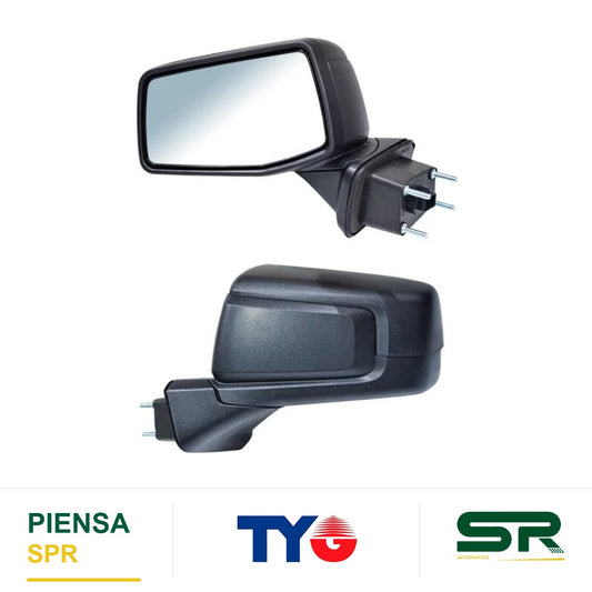 ESPEJO IZQUIERDO MANUAL CHEVROLET PICKUP 1500 SILVERADO 2019-2023 POROSO TYG