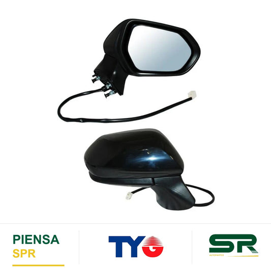 ESPEJO DERECHO 3 PINES PARA PINTAR ELÉCTRICO TOYOTA CAMRY 2018-2024 TYG