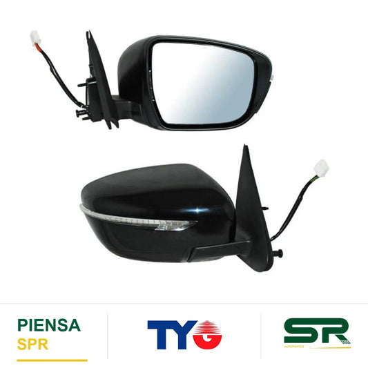 ESPEJO DERECHO 7 PINES CON DESEMPAÑANTE CON DIRECCIONAL PARA PINTAR ELÉCTRICO NISSAN JUKE 2015-2017 TYG