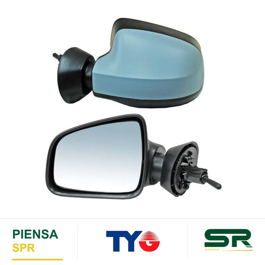 ESPEJO IZQUIERDO PARA PINTAR RENAULT SANDERO / STEPWAY 2010-2015 / DUSTER 2013-2016 C / CONT MAN TYG