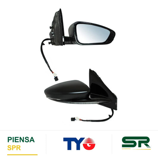 ESPEJO DERECHO 11 PINES CON DESEMPAÑANTE CON DIRECCIONAL PARA PINTAR ELÉCTRICO CHRYSLER 200 2015-2018 C / MEM CCCC3 TYG