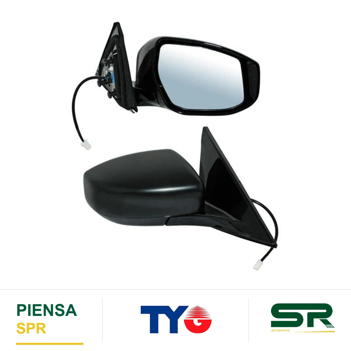 ESPEJO DERECHO ELÉCTRICO POROSO 3 PINES CCCC3 NISSAN MAXIMA 2016-2020 TYG