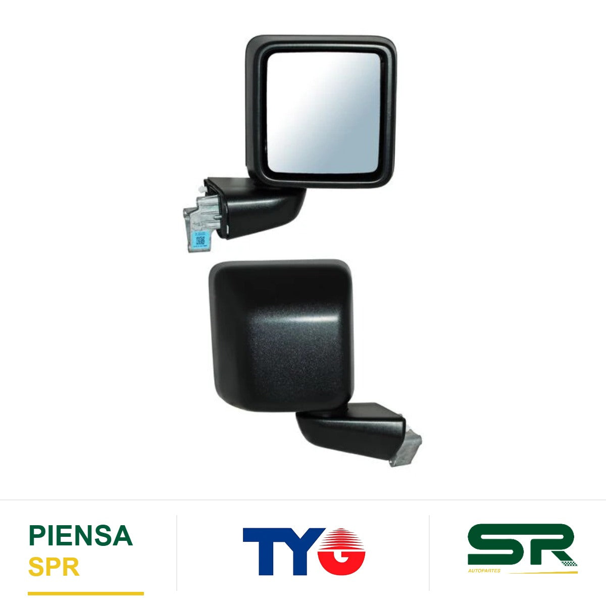 ESPEJO DERECHO GLADIATOR 20-21 ELÉCTRICO CON DESEMPAÑANTE POROSO 7 PINES JEEP WRANGLER 2018-2023 TYG