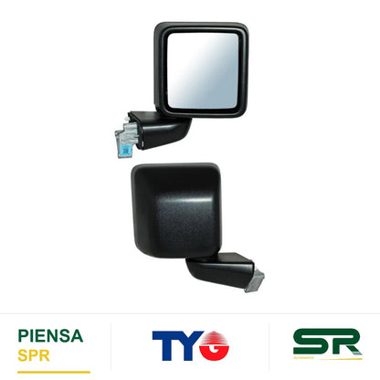 ESPEJO DERECHO GLADIATOR 20-21 ELÉCTRICO CON DESEMPAÑANTE POROSO 7 PINES JEEP WRANGLER 2018-2023 TYG