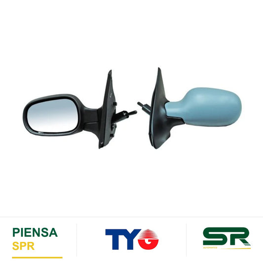 ESPEJO IZQUIERDO PARA PINTAR NISSAN PLATINA / CLIO 2002-2010 C / CONT MAN TYG