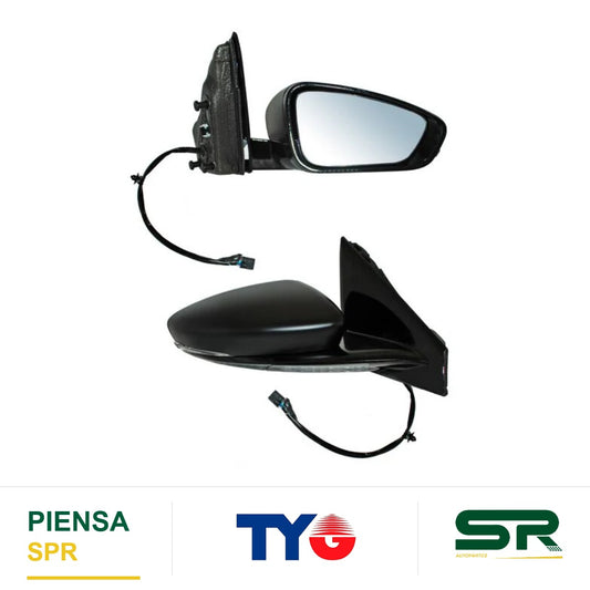 ESPEJO DERECHO 7 PINES CON DESEMPAÑANTE CON DIRECCIONAL PARA PINTAR ELÉCTRICO CHRYSLER 200 2015-2018 CCC3 TYG